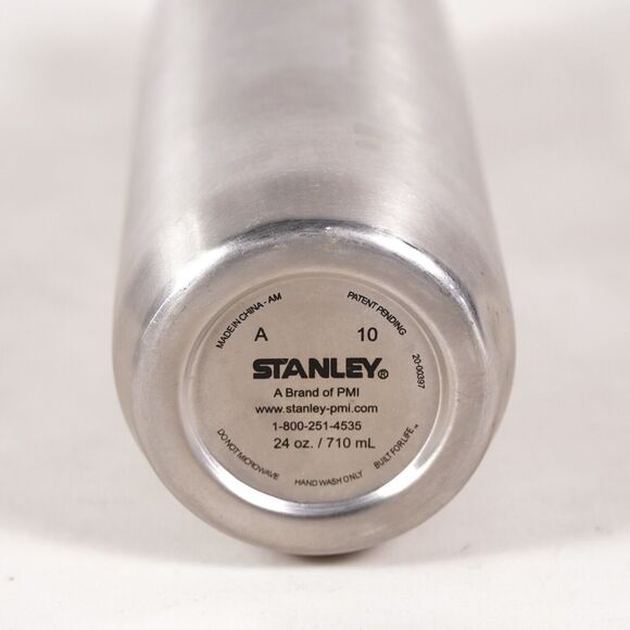 Stainley 24oz Stainless Steel Tumbler Water Bottle Travel Mug Cup Gray Black - Picture 7 of 9